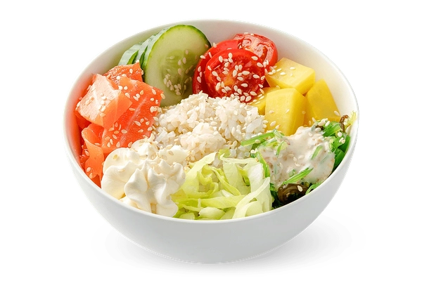 Поке с лососем